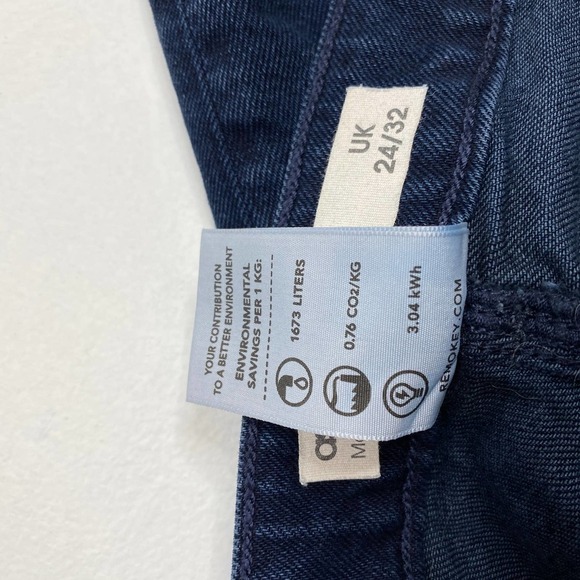 ASOS Denim Dark Wash Cropped Ankle Jeans - Picture 6 of 7